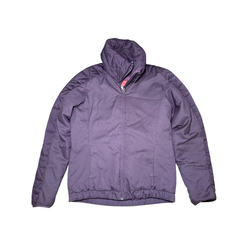 Adidas‎ Outdoor Women Purple Full Zip Puffer Coat Small Outdoor Gorpcore Warm